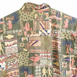 reyn spooner | Shirts | Vtg Reyn Spooner Xl Tribal Wiki Tiki ...